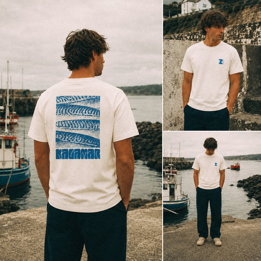 T Shirt Maq Regular Vintage white