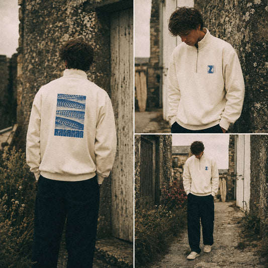 Sweat camionneur Vintage white