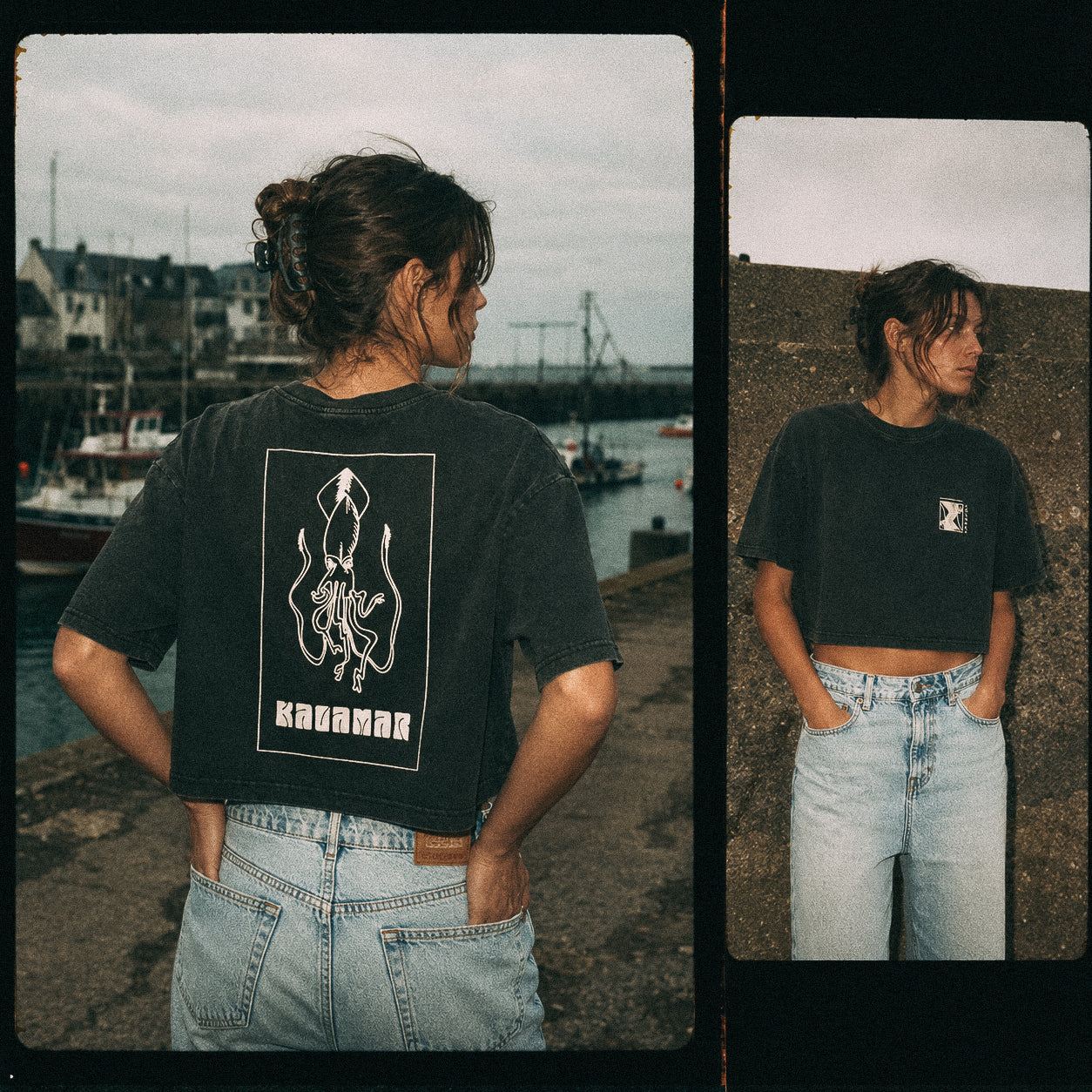 Crop Top vintage black