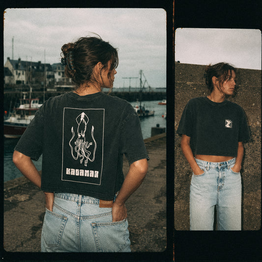 Crop Top vintage black