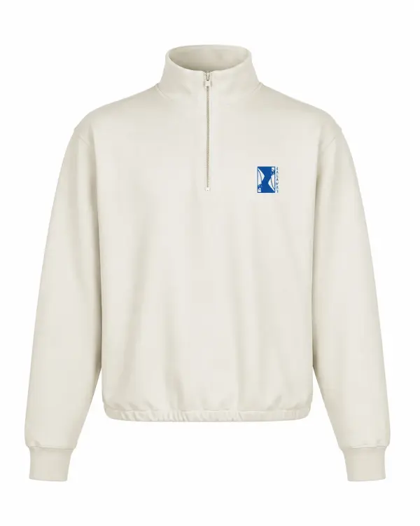 Sweat camionneur Vintage Blanc