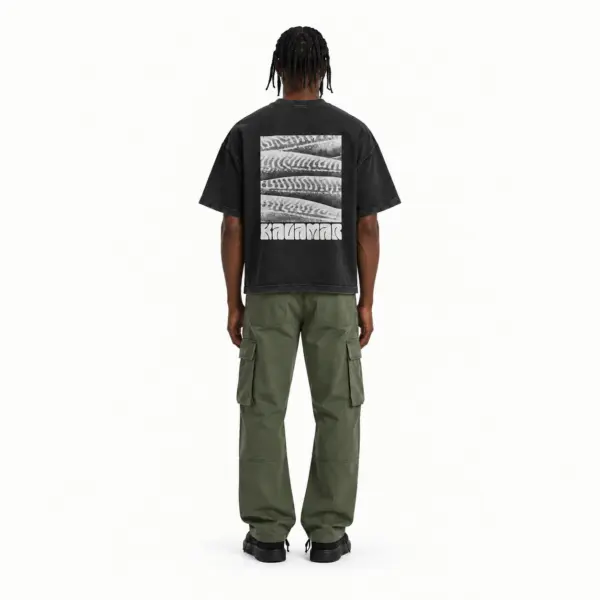 T-shirt boxy noir
